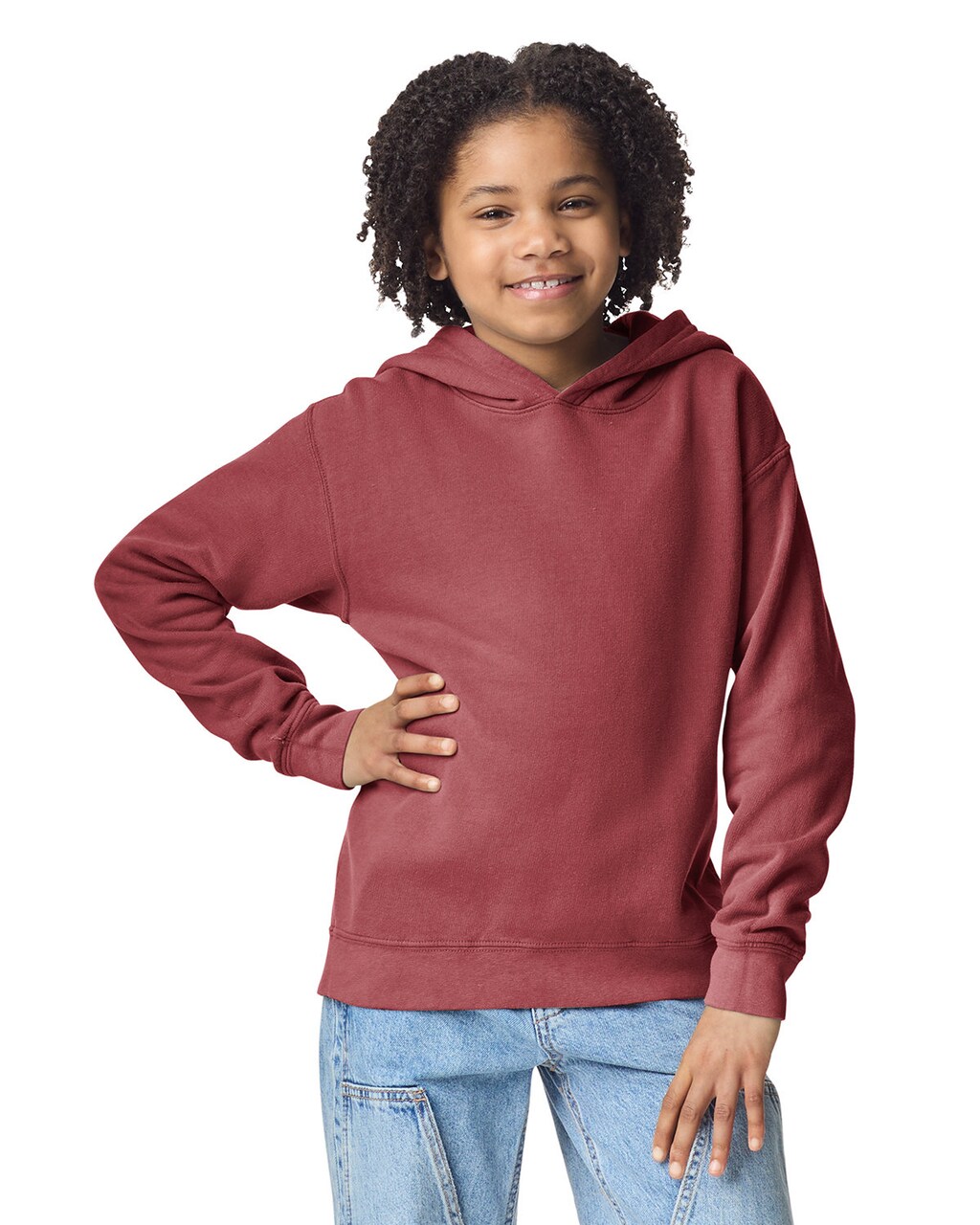 Comfort Colors® Youth Garment-Dyed Lightweight Fleece Hooded Sweatshirt